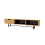 Szafka RTV-51 Drewno Lite Dąb Loft Lakier Rozmiary od 100 cm do 200 cm PREMIUM